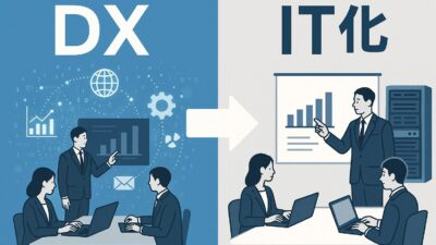 DXとIT化の違いとは？デジタル化との違いも解説